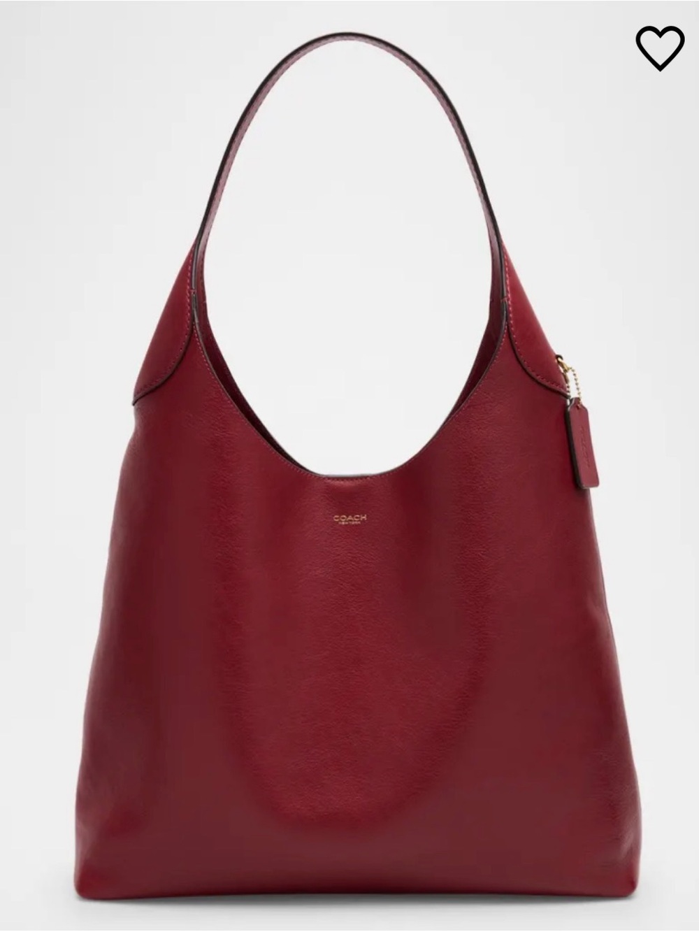 Coach Brooklyn 39 Dark Ruby